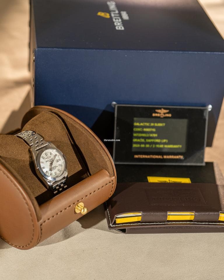 Breitling Galactic 29 W72348 – Mother of Pearl Dial – Full Set – incl. VAT – 2022