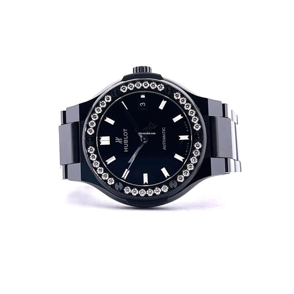 Hublot Classic Fusion Black Magic Diamonds / Ceramic / 38 mm / Full Set / very good Condition / 2024