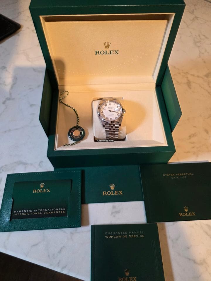 Rolex Datejust 41 126334| Unworn | White Dial | Jubilee I Roman | Model 2025