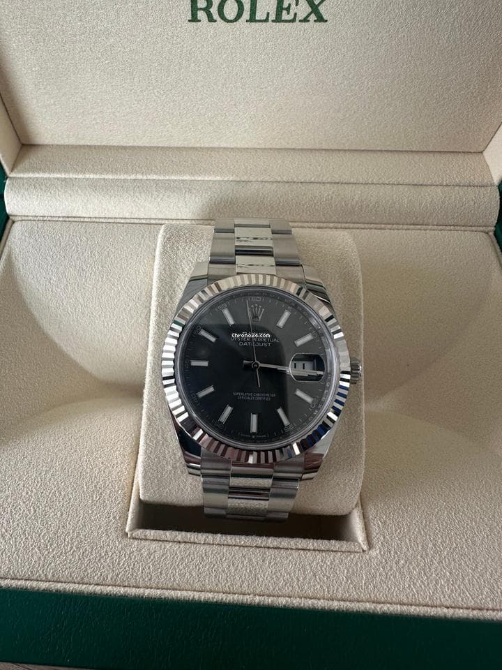 Rolex Datejust 41 Rolex Datejust 41 | Rhodium | White Gold | Oyster | Full set