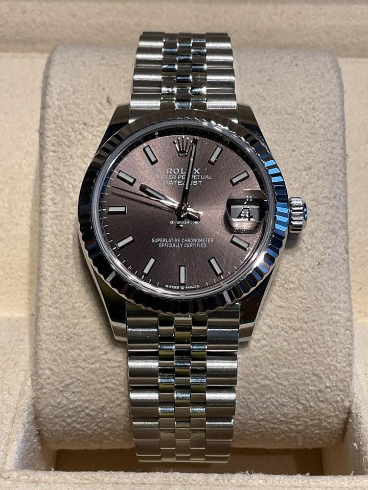 Rolex Datejust 31mm Brown Nuovo Anno 2021 Full Set