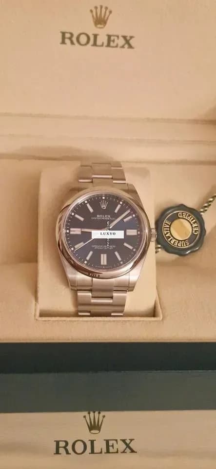 Rolex Oyster Perpetual 41 Neuve, full set, garantie jusqu'en 2029