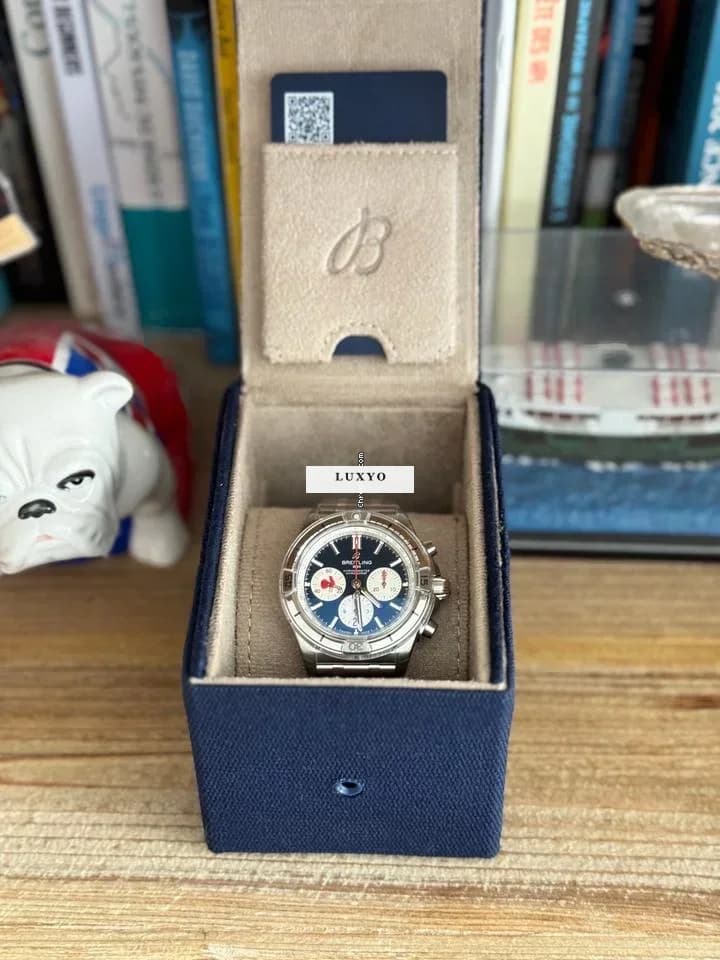 Breitling B01 42 Six Nations France Chronomat Breitling Chronomat B01 Six Nations France - Limited Edition - Thumbnail 2