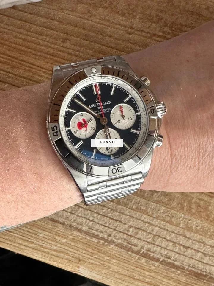 Breitling B01 42 Six Nations France Chronomat Breitling Chronomat B01 Six Nations France - Limited Edition - Thumbnail 6