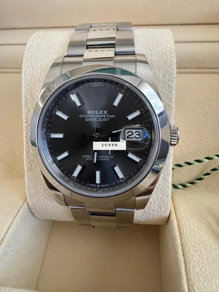 Rolex Datejust 41 Rhodium (Slate grey) - Thumbnail 2