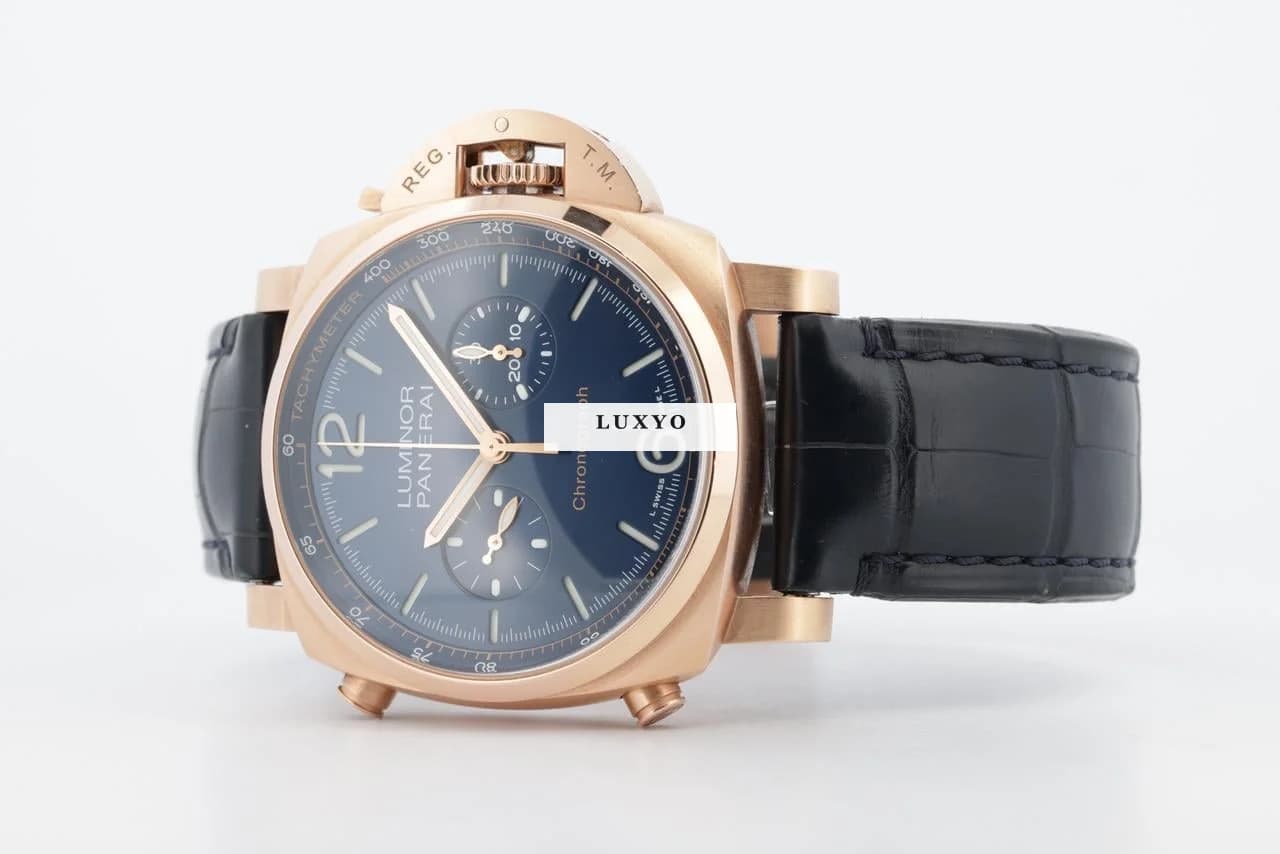 Panerai Luminor Marina Goldtech Blu Notte Luminor PAM0111  2021 Like New Full Set - Thumbnail 2