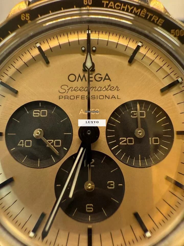 Omega Speedmaster Moonshine Gold, 2023, DE Full Set, Pikachu Dial - Thumbnail 9