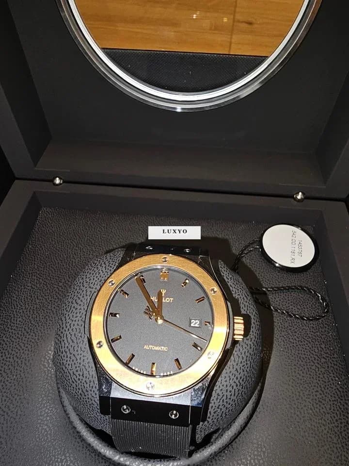 Hublot Classic Fusion Automatic Ceramic/Rose Gold Automatic Ceramic/Rose Gold 42mm New Fullset mit Box und Papieren sowie Einkaufsrechnung - Thumbnail 2