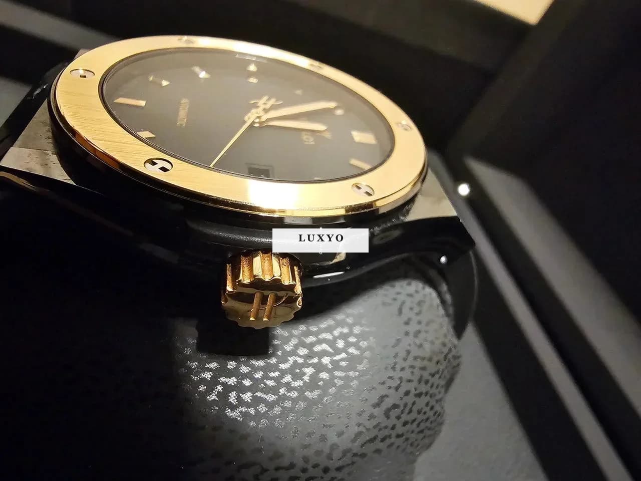 Hublot Classic Fusion Automatic Ceramic/Rose Gold Automatic Ceramic/Rose Gold 42mm New Fullset mit Box und Papieren sowie Einkaufsrechnung - Thumbnail 3