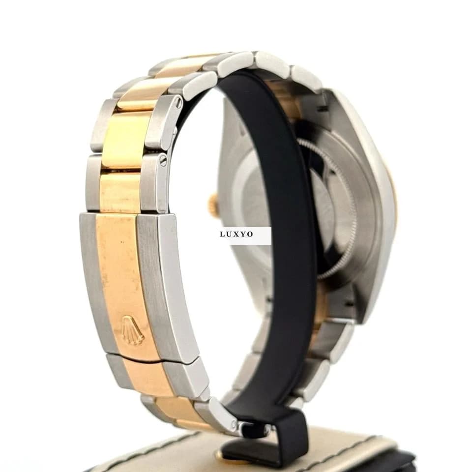 Rolex Datejust 41MM Yellow Gold 18Kt / Steel | Oyster Bracelet | Silver Stick Dial | B&P 2020 - Thumbnail 6