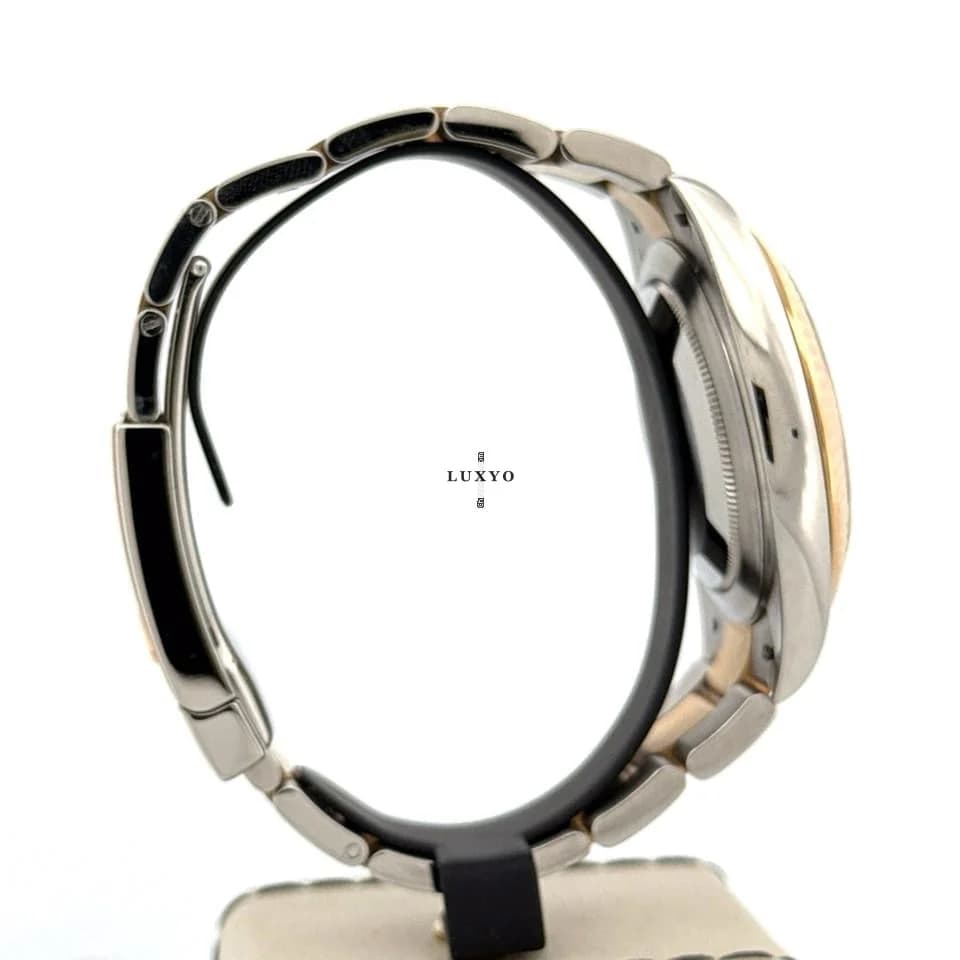 Rolex Datejust 41MM Yellow Gold 18Kt / Steel | Oyster Bracelet | Silver Stick Dial | B&P 2020 - Thumbnail 7