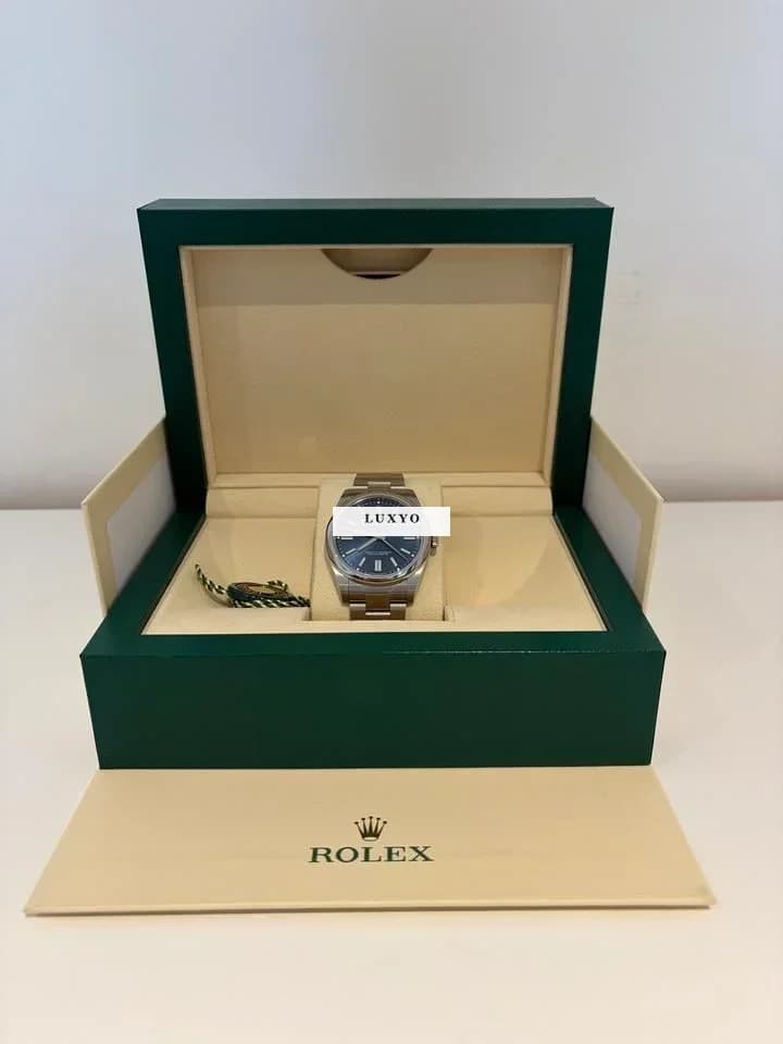 Rolex Oyster Perpetual 41 Full Set Rolex Oyster perpetual 41 blue (2023) - Thumbnail 13