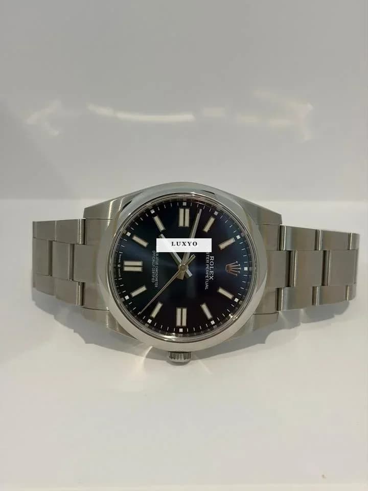 Rolex Oyster Perpetual 41 Full Set Rolex Oyster perpetual 41 blue (2023) - Thumbnail 10