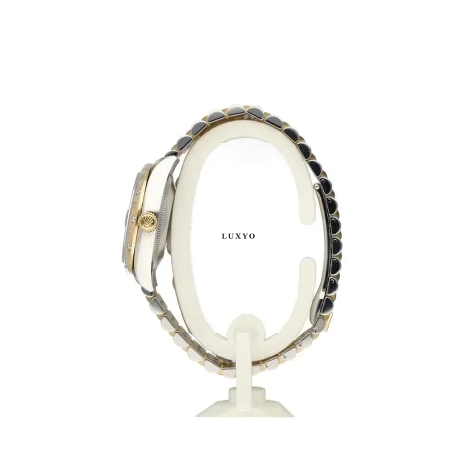 Rolex Datejust 31 steel - gold diamond grey roman Jubilee 2021 box + papers - Thumbnail 4