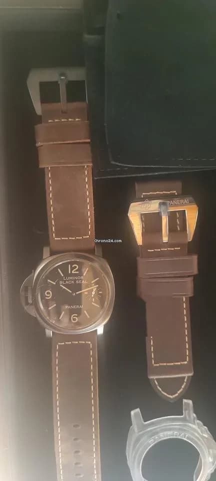 Panerai Luminor 8 Days Set DLC, NUOVO CON PELLICOLE,500 pezzi Pam00786 black Seal 8days - Thumbnail 11