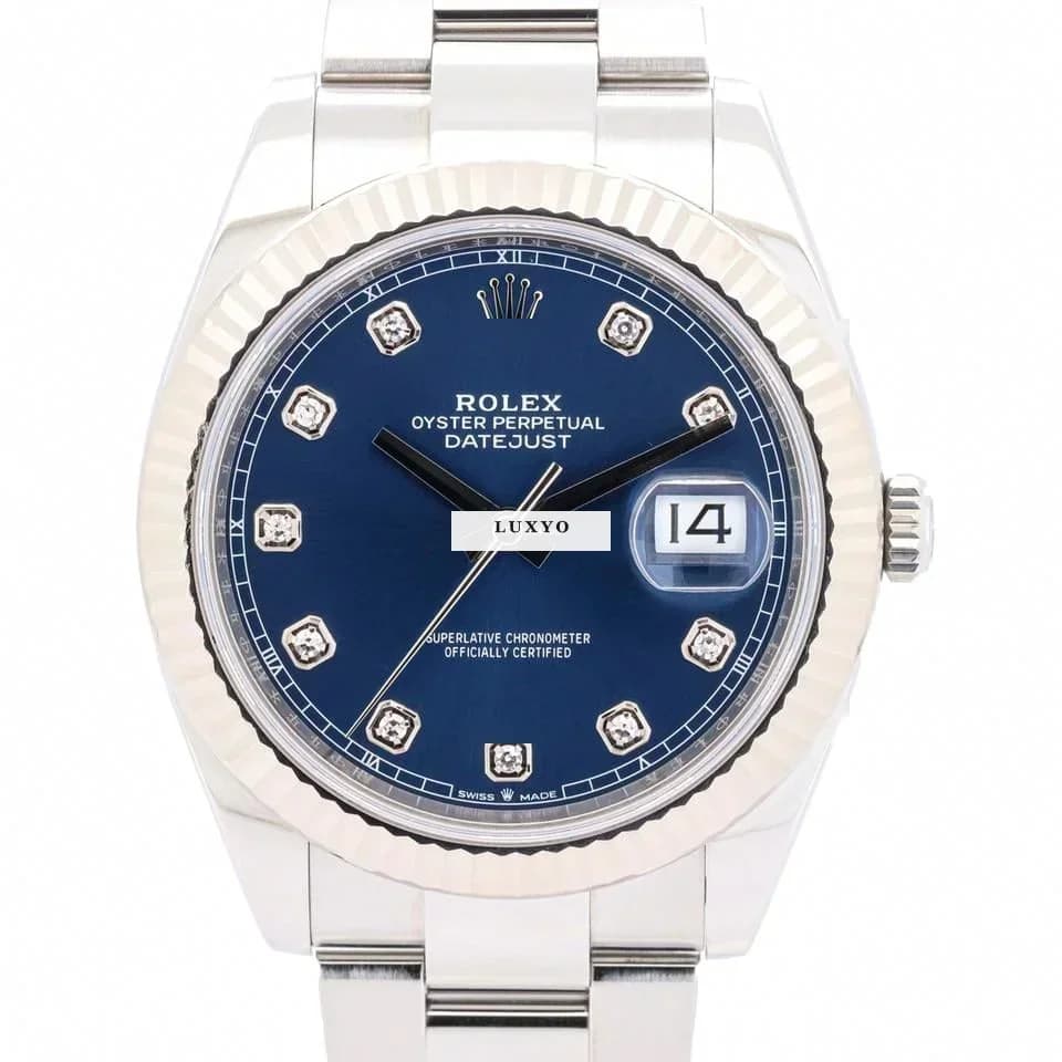 Rolex Datejust 41 126334 Blue Diamond - Thumbnail 2