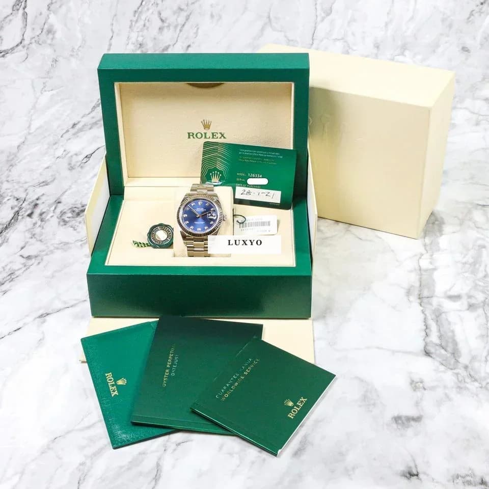 Rolex Datejust 41 126334 Blue Diamond - Thumbnail 9