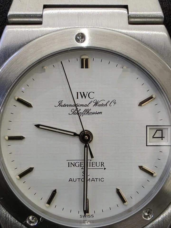 IWC Ingenieur Automatic SL Raro 3505 "Skinny" Quadrante bianco 'Graph Paper' Automatic IWC Ingenieur Automatic SL Rare 3505 “Skinny Graph Paper''