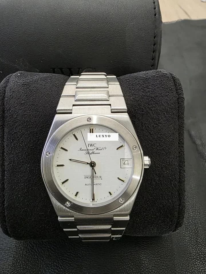 IWC Ingenieur Automatic SL Raro 3505 "Skinny" Quadrante bianco 'Graph Paper' Automatic IWC Ingenieur Automatic SL Rare 3505 “Skinny Graph Paper'' - Thumbnail 5