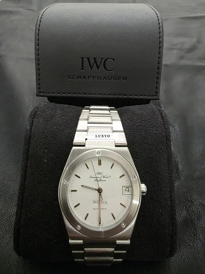 IWC Ingenieur Automatic SL Raro 3505 "Skinny" Quadrante bianco 'Graph Paper' Automatic IWC Ingenieur Automatic SL Rare 3505 “Skinny Graph Paper'' - Thumbnail 7