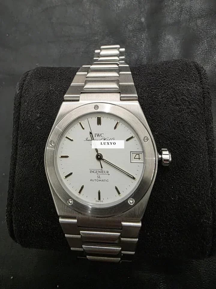 IWC Ingenieur Automatic SL Raro 3505 "Skinny" Quadrante bianco 'Graph Paper' Automatic IWC Ingenieur Automatic SL Rare 3505 “Skinny Graph Paper'' - Thumbnail 9