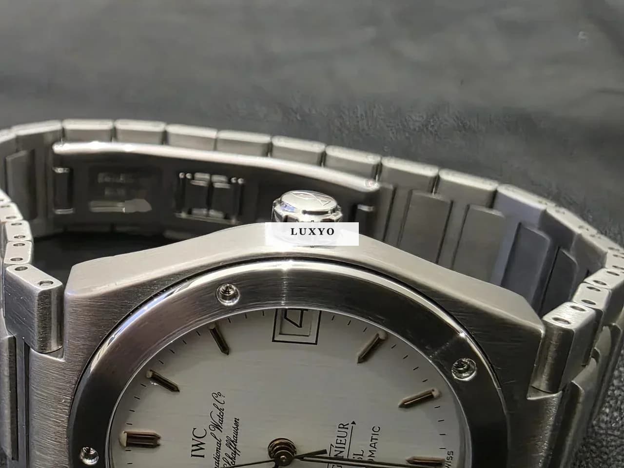 IWC Ingenieur Automatic SL Raro 3505 "Skinny" Quadrante bianco 'Graph Paper' Automatic IWC Ingenieur Automatic SL Rare 3505 “Skinny Graph Paper'' - Thumbnail 10