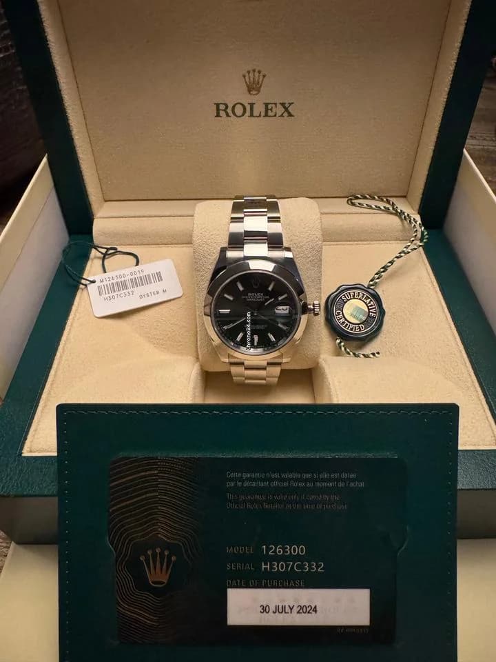Rolex Datejust 41 Volledige set. Nieuw ongebruikt!