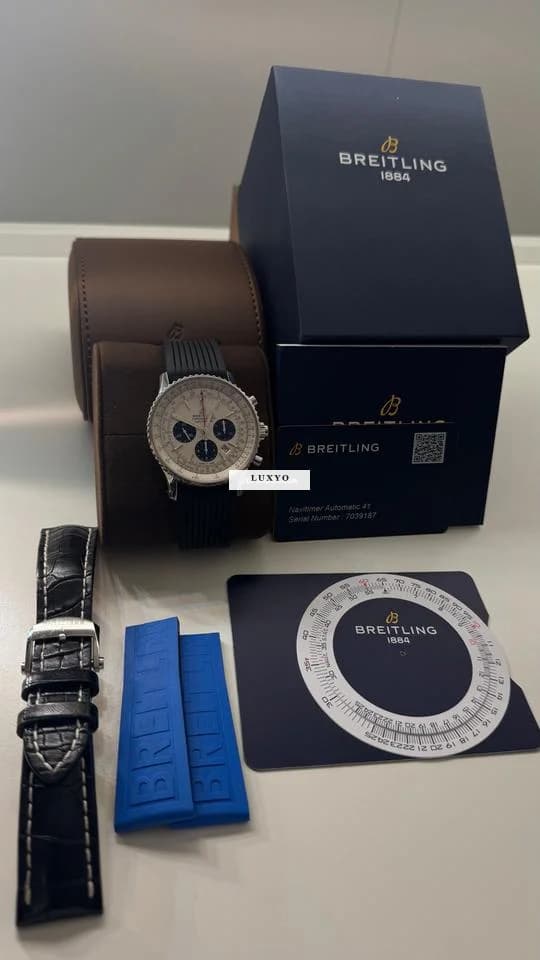 Breitling Navitimer B03 Chronograph Rattrapante 45 Full Set, Boutique Edition Geneva - Thumbnail 4