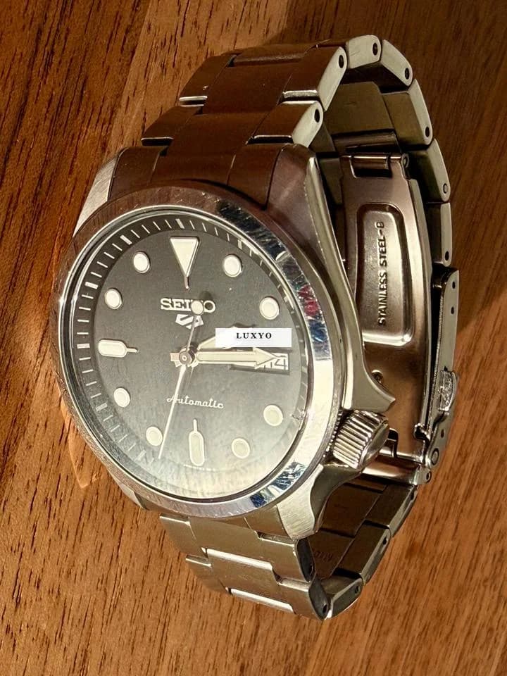 Seiko 5 Sports  Black Automatic SRPE55K1 - Thumbnail 6