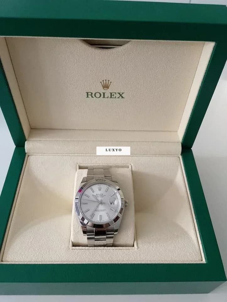 Rolex Datejust 41 rolex datejust41 silver