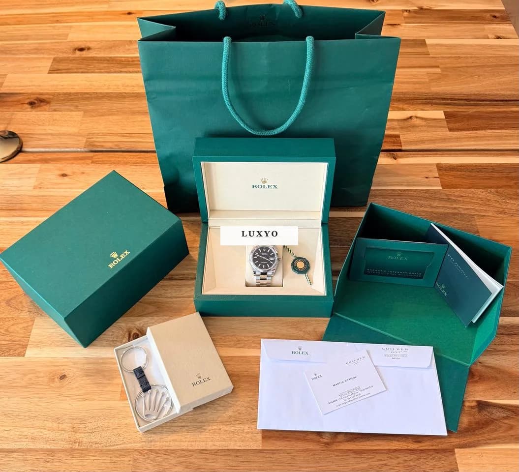 Rolex Datejust 41 Set complet 2025 avec porte cles - Thumbnail 7