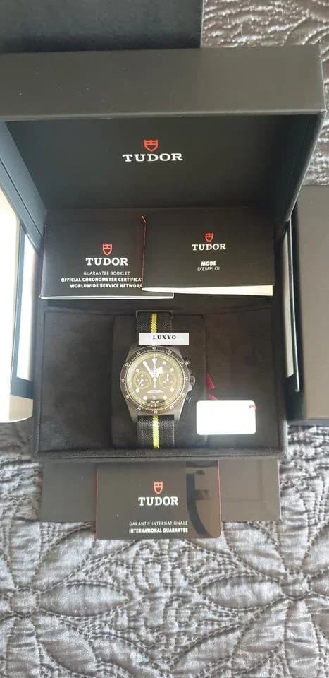Tudor Pelagos Fxd Chrono "yellow" Yellow Tour De France Limited Edition 300 Exemplaires Monde - Neuve Jamais Portée - Thumbnail 6