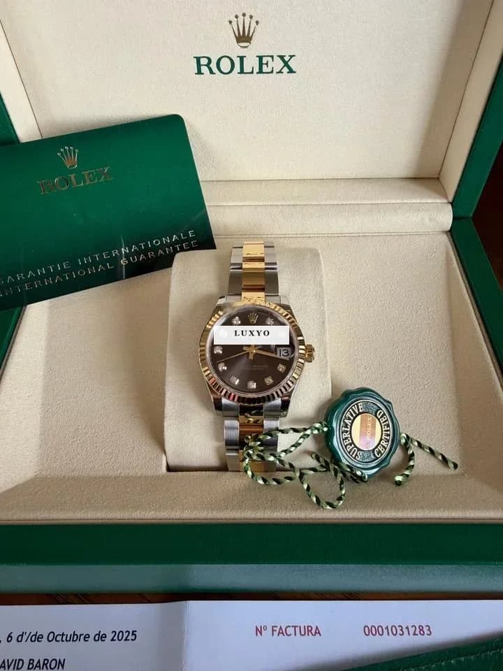 Rolex Datejust 31 278273 dark gray + 10 diam - Thumbnail 3