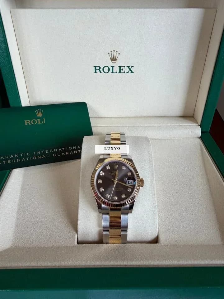 Rolex Datejust 31 278273 dark gray + 10 diam - Thumbnail 4