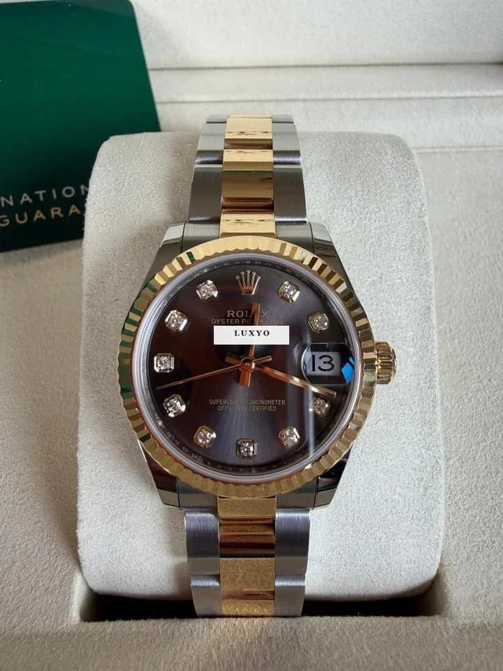Rolex Datejust 31 278273 dark gray + 10 diam - Thumbnail 5