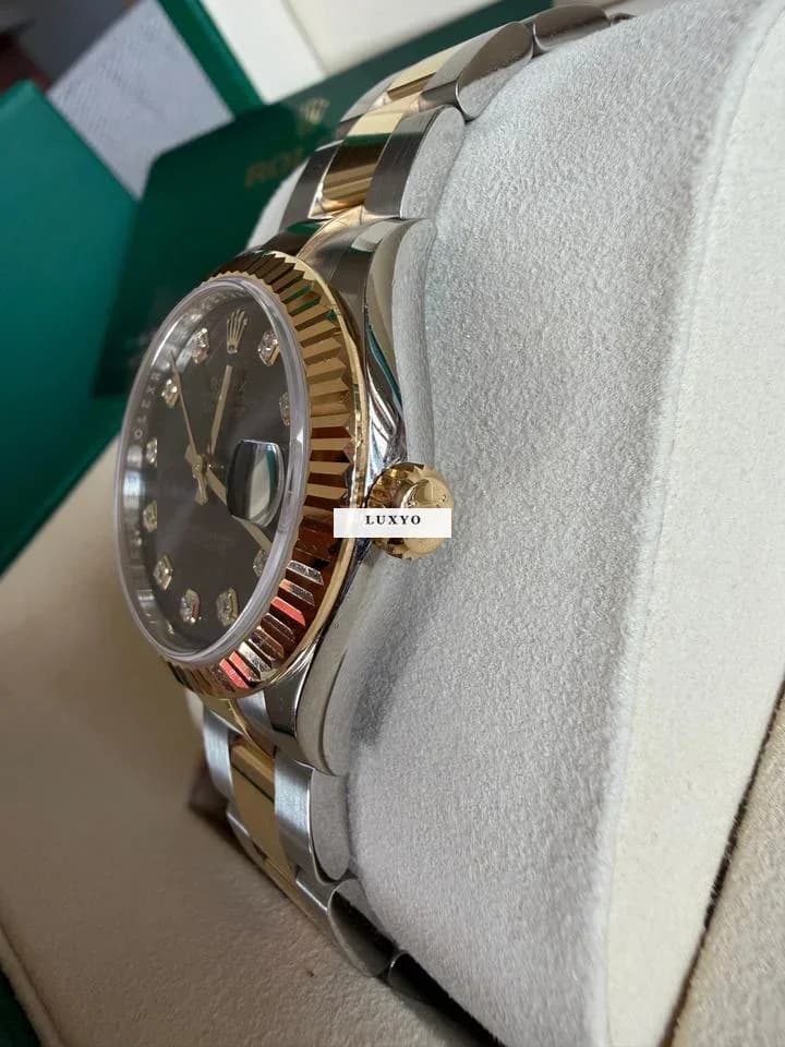 Rolex Datejust 31 278273 dark gray + 10 diam - Thumbnail 6