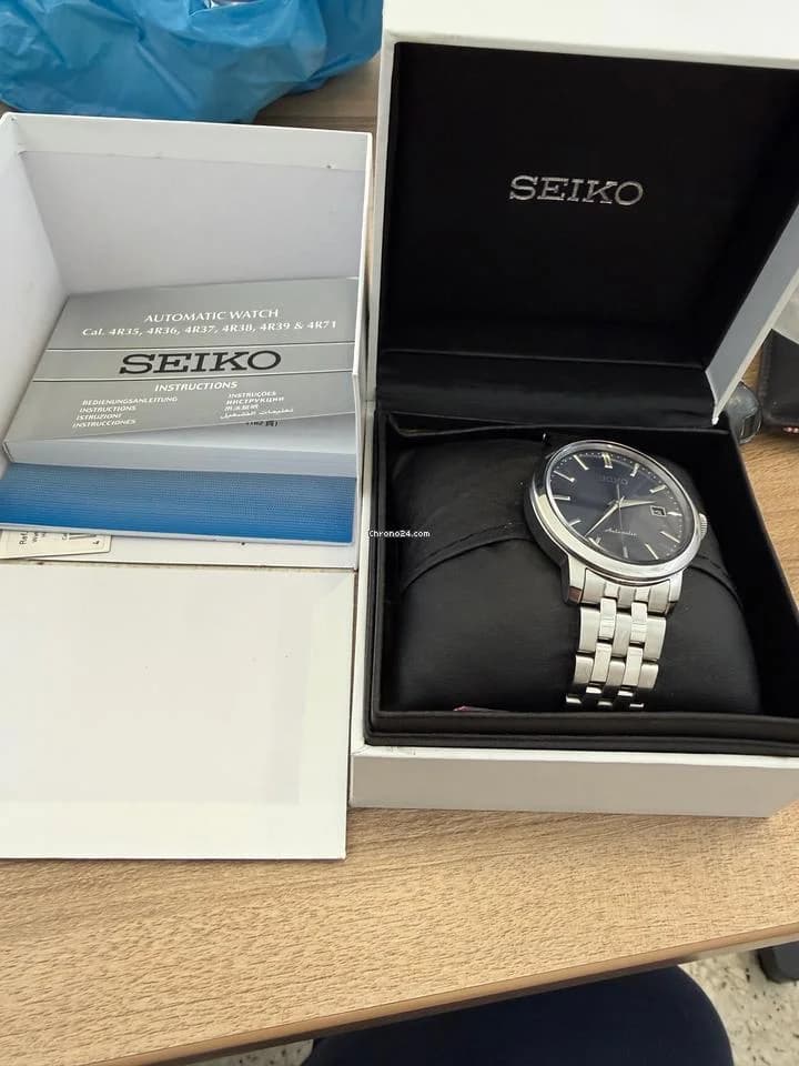 Seiko SRPA25K1 Automatik Herren 42mm 10ATM Full Set