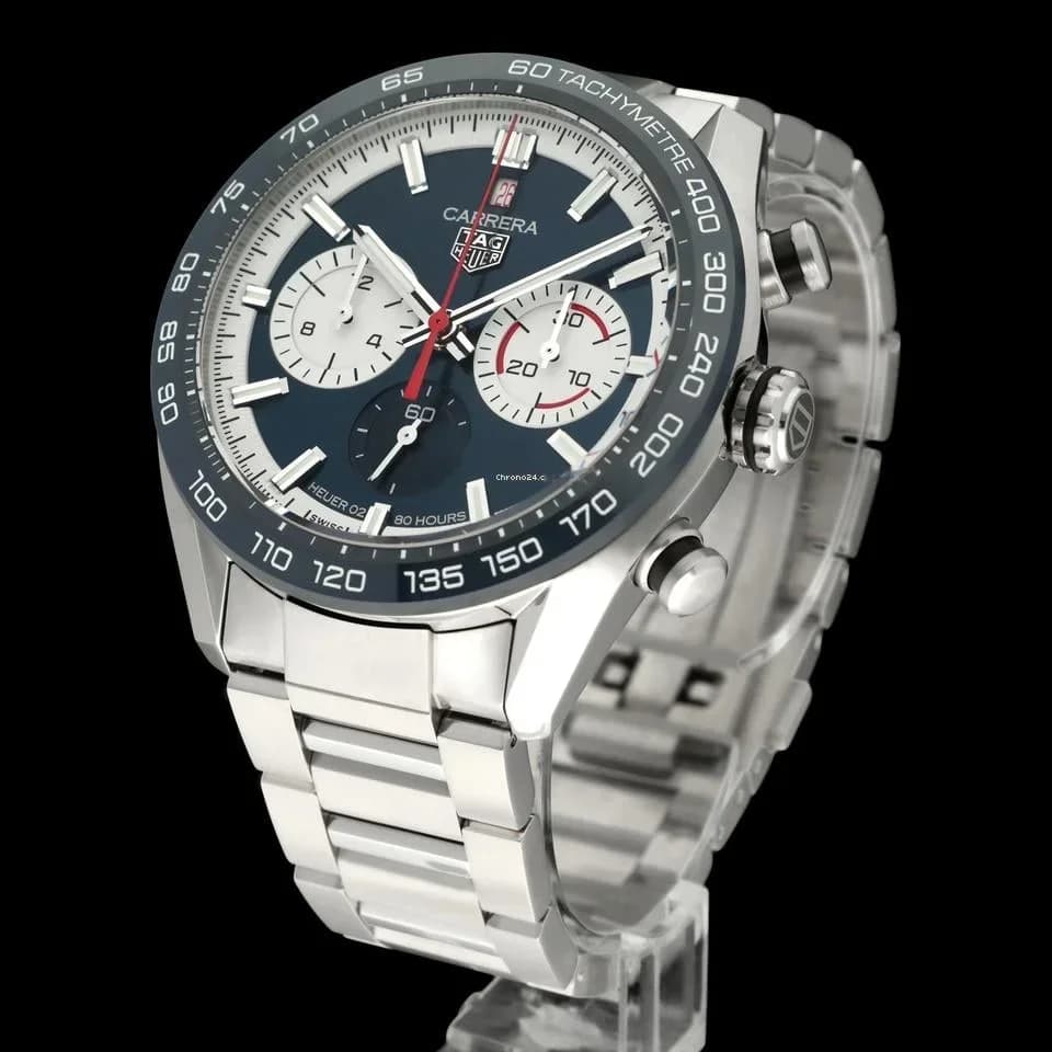 TAG Heuer Carrera CBN2A1E.BA0643 / BOX & PAPERS / 2021 / Calibre 02 / Automatic / 44mm - Thumbnail 3
