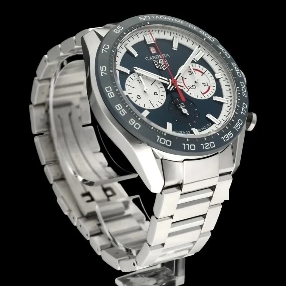 TAG Heuer Carrera CBN2A1E.BA0643 / BOX & PAPERS / 2021 / Calibre 02 / Automatic / 44mm - Thumbnail 6