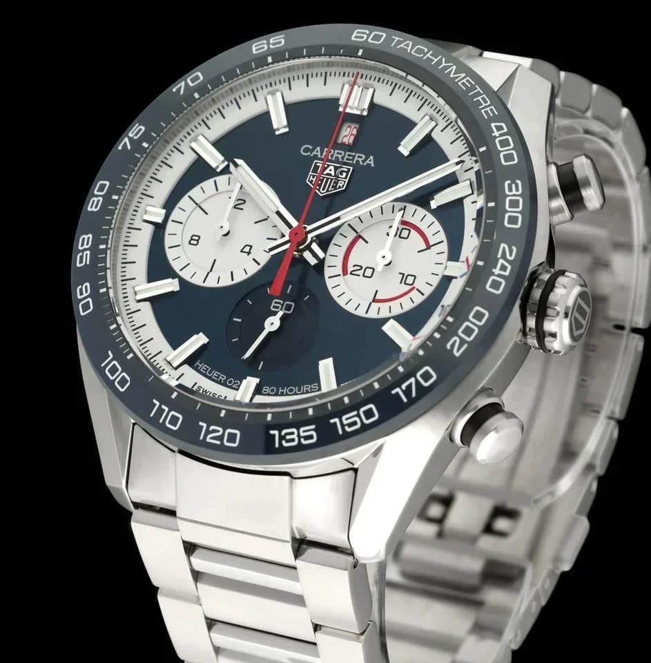 TAG Heuer Carrera CBN2A1E.BA0643 / BOX & PAPERS / 2021 / Calibre 02 / Automatic / 44mm - Thumbnail 7