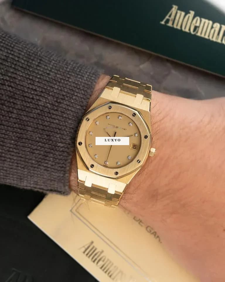 Audemars Piguet Royal Oak reference 6040 477, Full Collector Set, Diamond Dial - Thumbnail 2