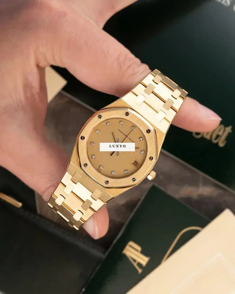 Audemars Piguet Royal Oak reference 6040 477, Full Collector Set, Diamond Dial - Thumbnail 4