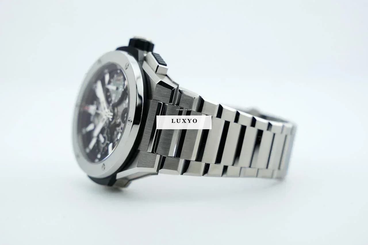 Hublot Big Bang Integral Time Unico Chronograph - Titanium - 42 Mm - Box+Papers Official Service 451.NX.1170.NX 2021 - Thumbnail 11