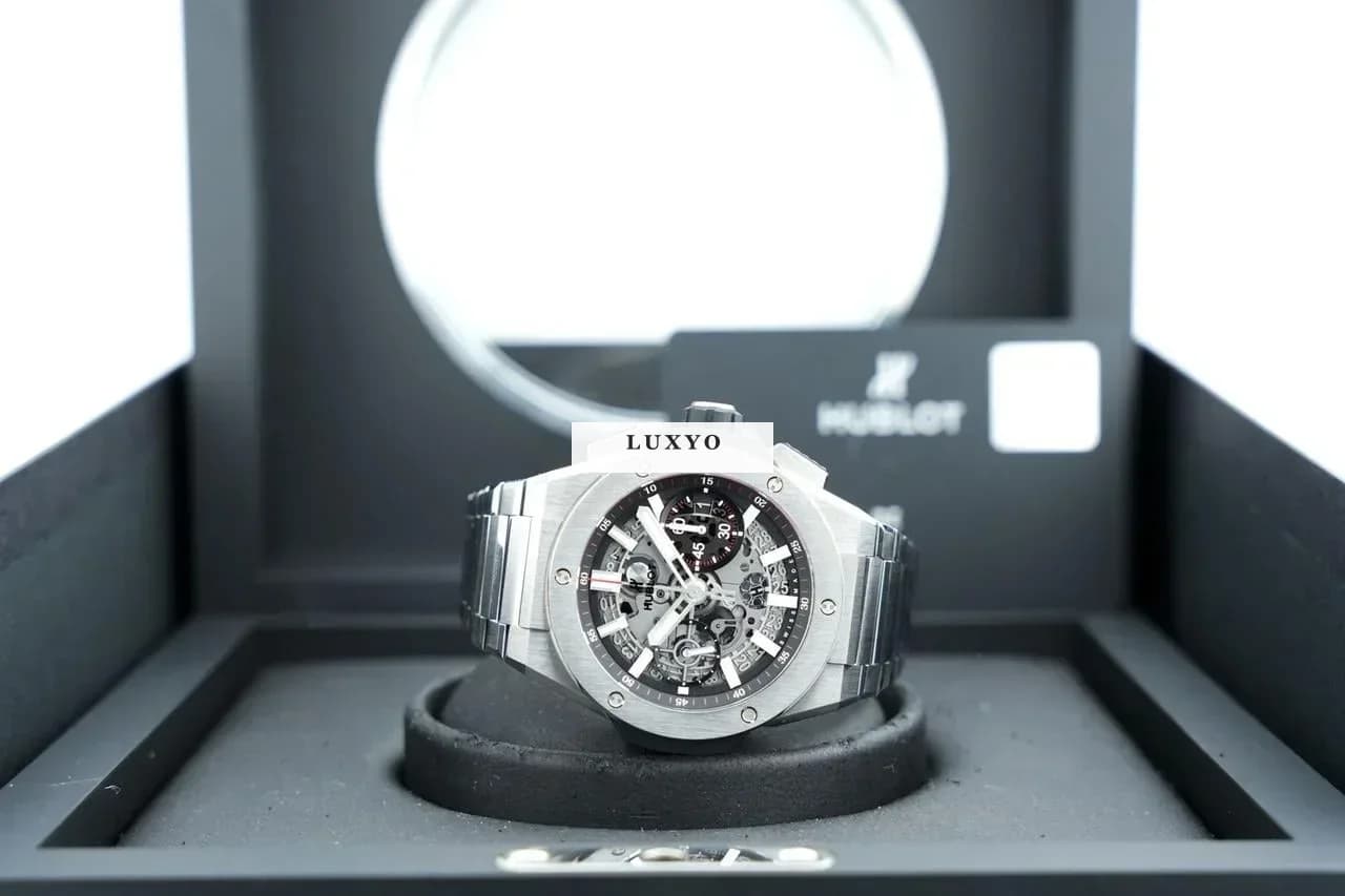 Hublot Big Bang Integral Time Unico Chronograph - Titanium - 42 Mm - Box+Papers Official Service 451.NX.1170.NX 2021 - Thumbnail 16