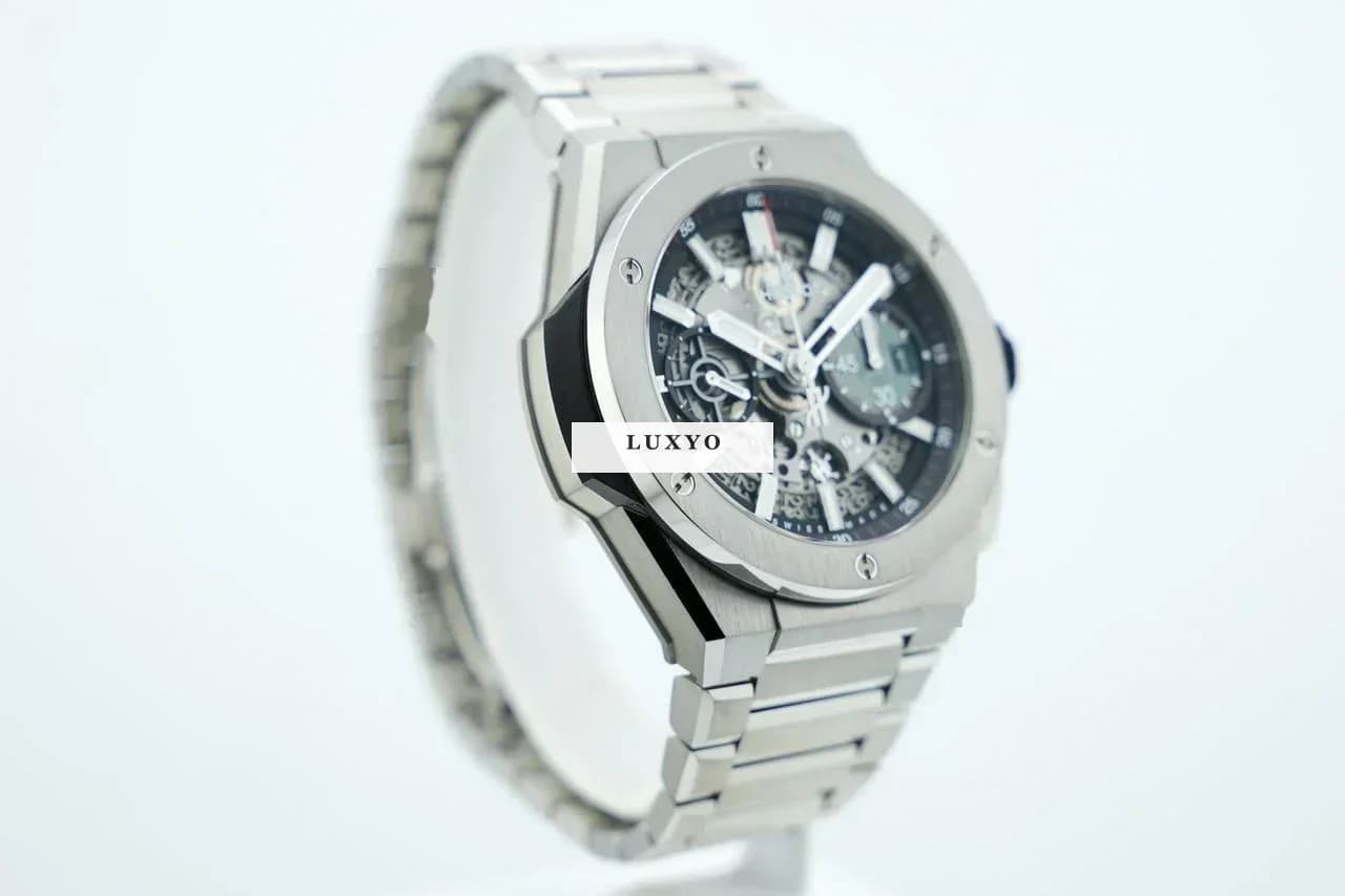 Hublot Big Bang Integral Time Unico Chronograph - Titanium - 42 Mm - Box+Papers Official Service 451.NX.1170.NX 2021 - Thumbnail 8