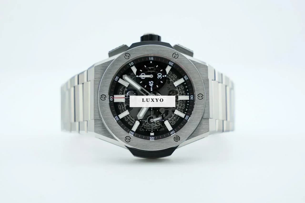 Hublot Big Bang Integral Time Unico Chronograph - Titanium - 42 Mm - Box+Papers Official Service 451.NX.1170.NX 2021 - Thumbnail 9