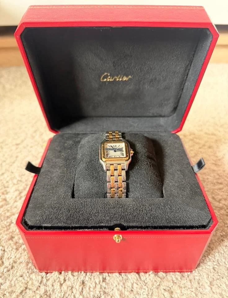 Cartier Panthere de Cartier W2PN0007 Watch Cartier Panthère Medium 27mm Steel/18K Gold Full Set 2021 Ex - Thumbnail 3