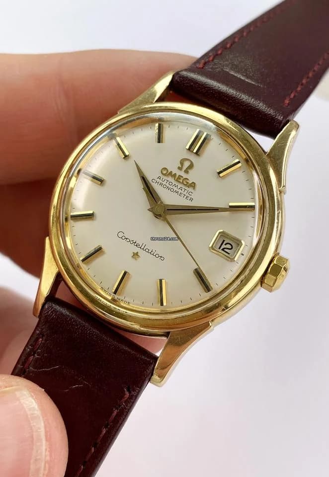 Omega Constellation Solid Gold Vollgold Vintage Automatic Automatik 14393 14393 - Thumbnail 4