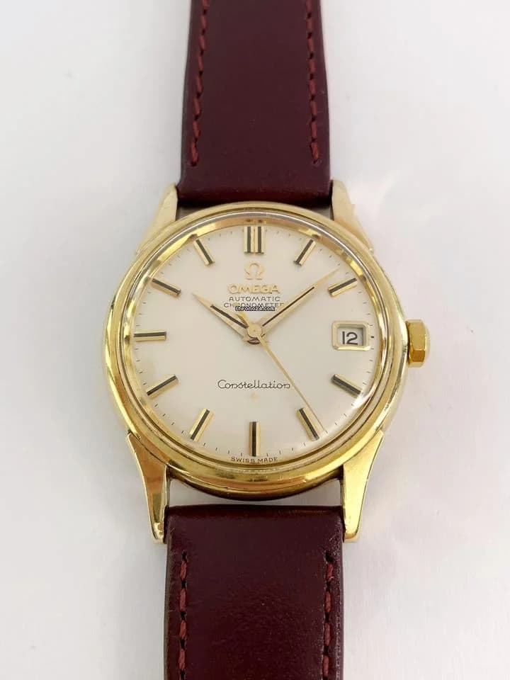 Omega Constellation Solid Gold Vollgold Vintage Automatic Automatik 14393 14393 - Thumbnail 5