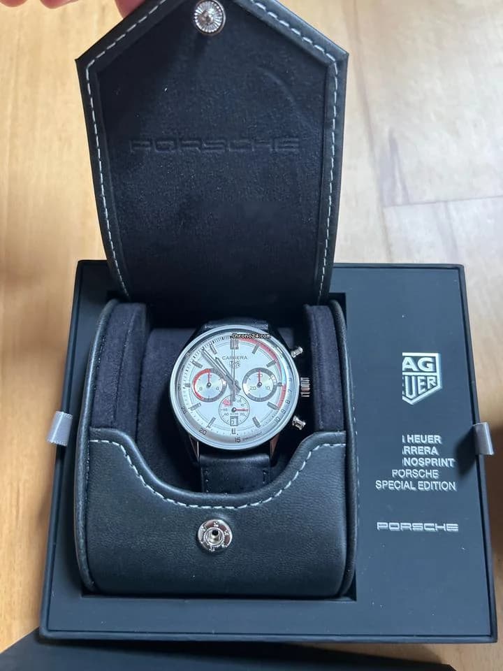 TAG Heuer Carrera Chronosprint X Porsche Full Set! New! Ungetragen - Thumbnail 5